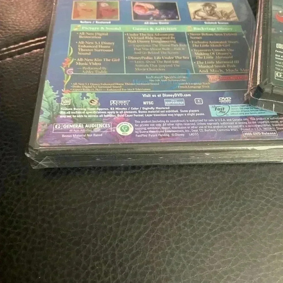 Disney little mermaid dvds - Picture 3 of 4